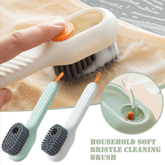 Multifunctional Scrubbing Brush With Soap Dispenser (Pack of 2)