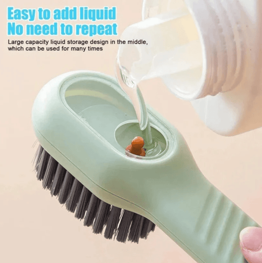 Multifunctional Scrubbing Brush With Soap Dispenser (Pack of 2)