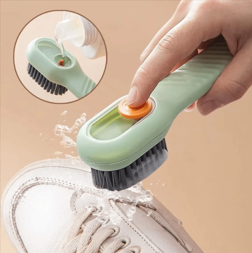 Multifunctional Scrubbing Brush With Soap Dispenser (Pack of 2)